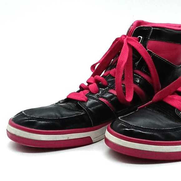 Adidas Sneaker Original Men\'s Sz 7 High Tops Athletic Shoes Red Black EVH 79100 main image 9